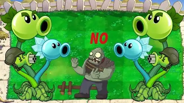 一株豌豆射手长出三颗头?巨人僵尸:大哥放过我