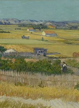 a001358《丰收》荷兰画家文森特·梵高高清作品