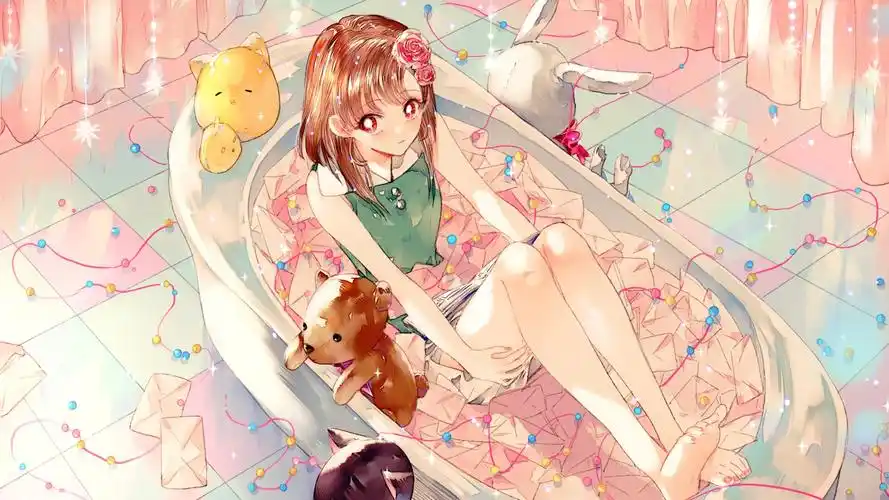 动漫 壁纸 头像 唯美 少女 梦幻 唯美 插画 套图 【侵权致歉】