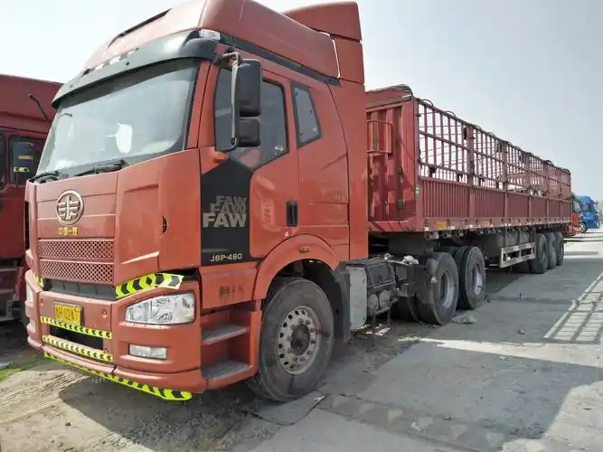 二手货车拖头解放j6半挂牵引车