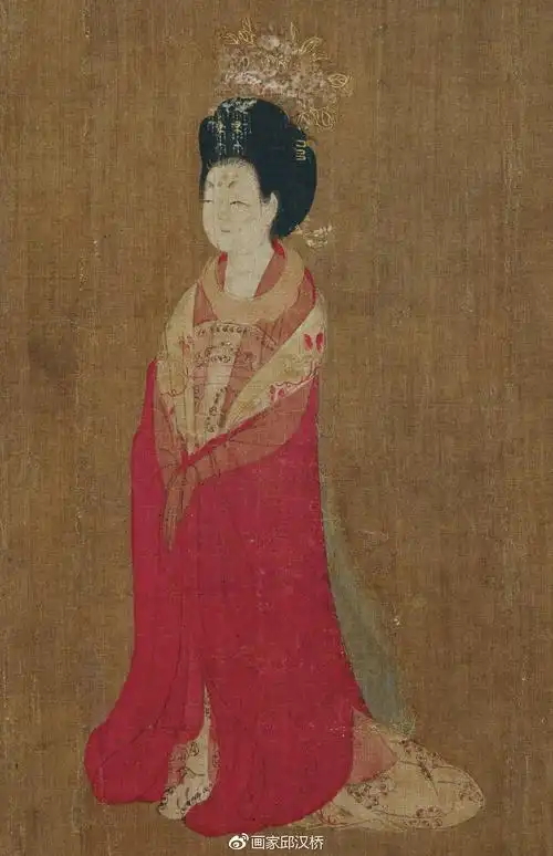 《簪花仕女图》局部"周家样"的艺术影响早在唐代已超出了中国本土,它