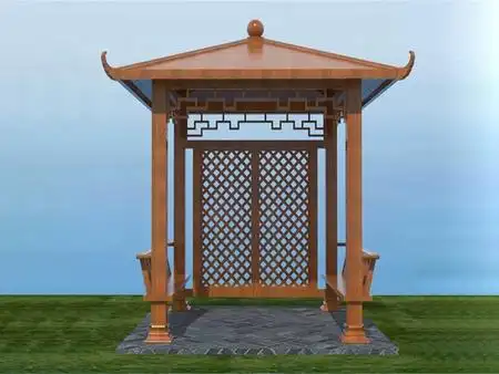 铝合金凉亭-潍坊市领美园林景观工程有限公司