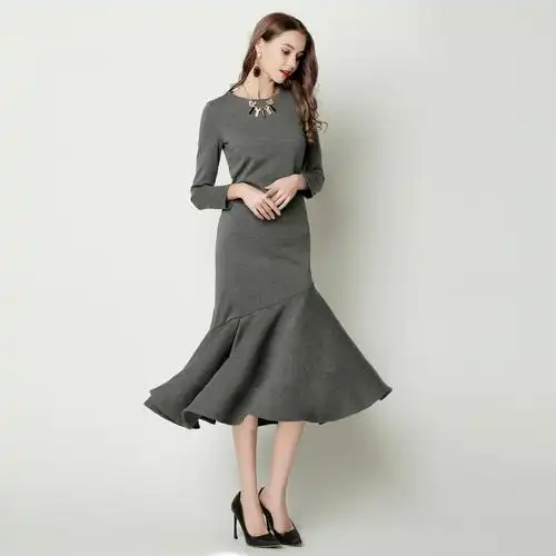 喜欢加厚罗马布连衣裙的还喜欢