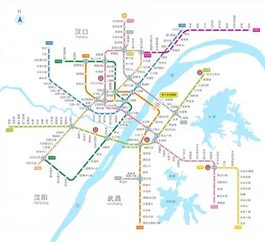 高清武汉地铁线路图