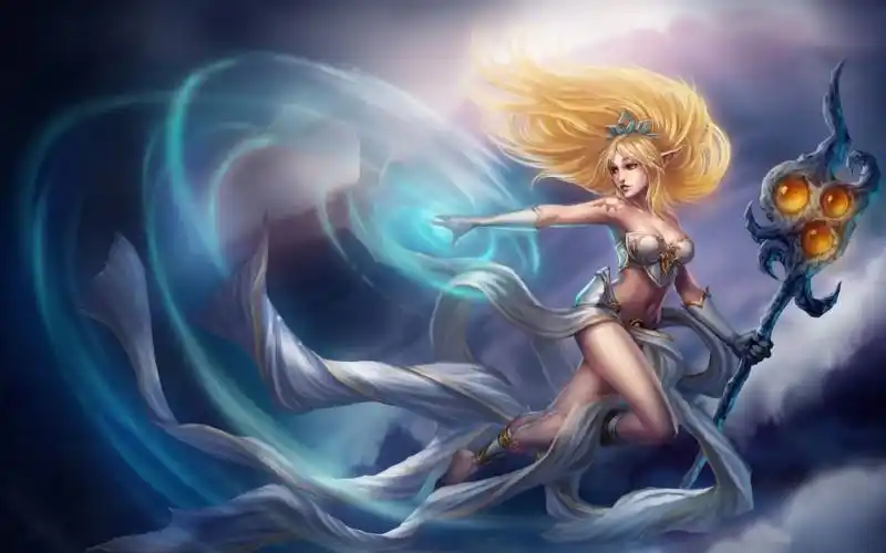 lol风女 风暴之怒迦娜高清电脑壁纸