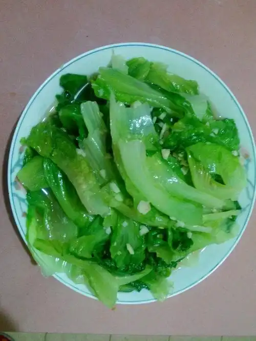 清炒生菜的做法_【图解】清炒生菜怎么做如何做好吃_清炒生菜家常做法