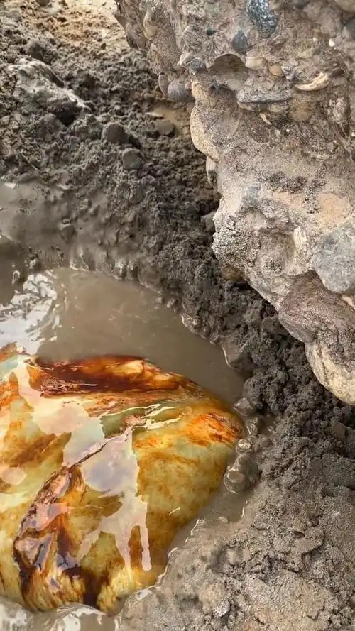 挖玉人能挖到这样的玉石,就可以过上好日子了