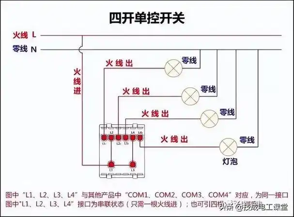 近百张电气原理图和实物接线图电工接线不求人