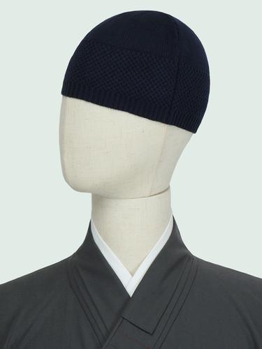 僧帽男女春秋冬季保暖加厚针织和尚帽子僧人瓜皮帽出家师父禅修帽