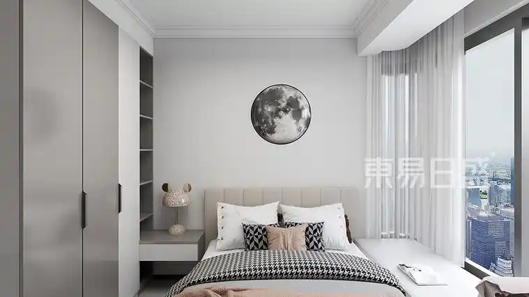 图-现代简约风格案例>更多卧室装修图集餐厅选择一款简洁的餐桌和椅子