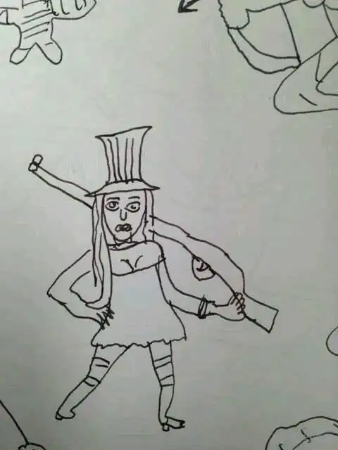 lol进击的小学生英雄手绘图曝光你那么屌你家人知道嘛