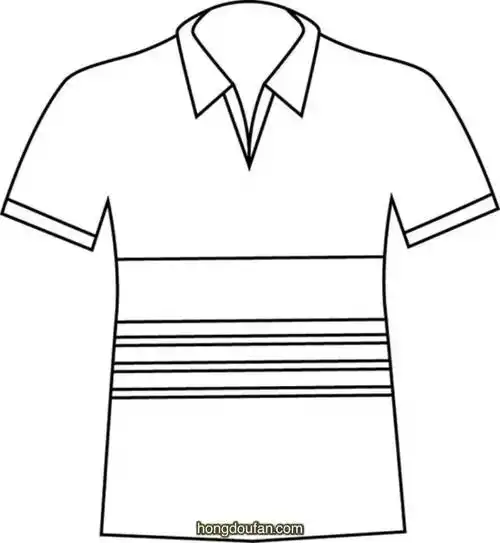 15件衣服卡通手绘简笔画毛衣卫衣夹克t恤手绘儿童画