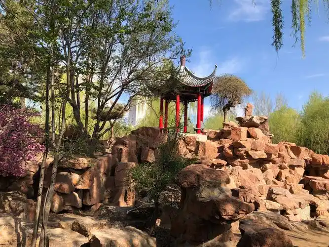 长青公园花烂漫