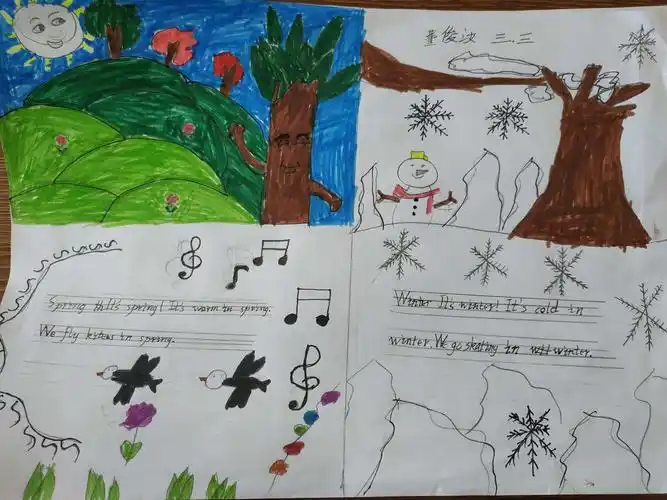 season主题手抄报优秀作品