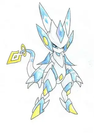 求赛尔号卡修斯进化以后的图,不要有水印,最好纯白底