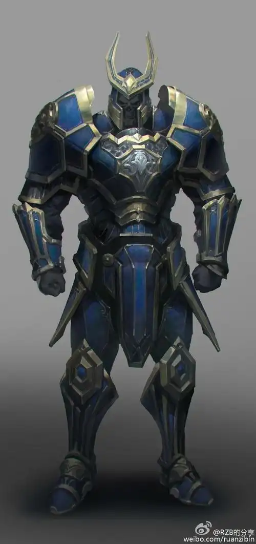 分享图片一个简单的铠甲设计过程,前面几张.