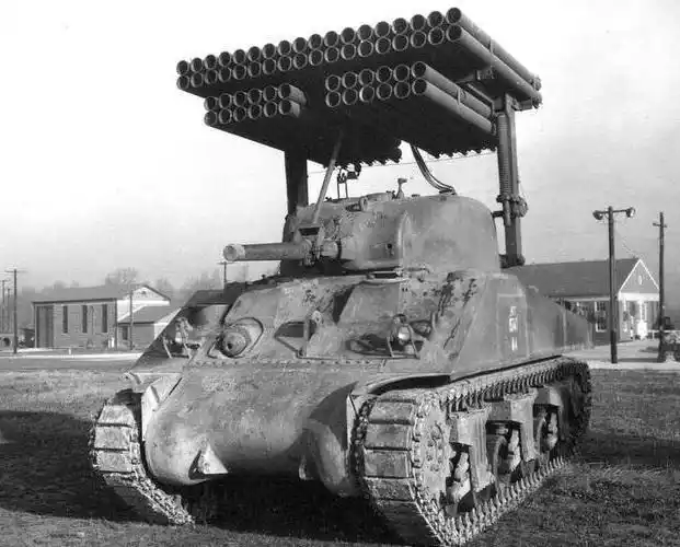美军t34型多管火箭炮