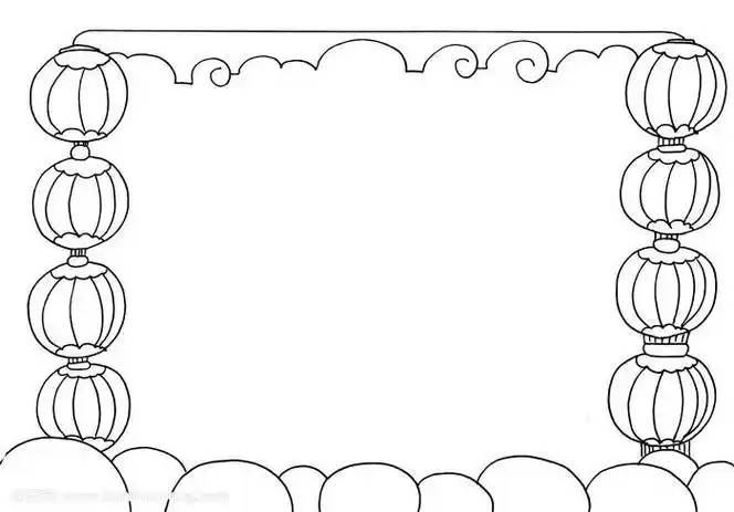 未来的家乡手抄报手抄报样式图片大全漂亮的手抄报边框简笔画三年级