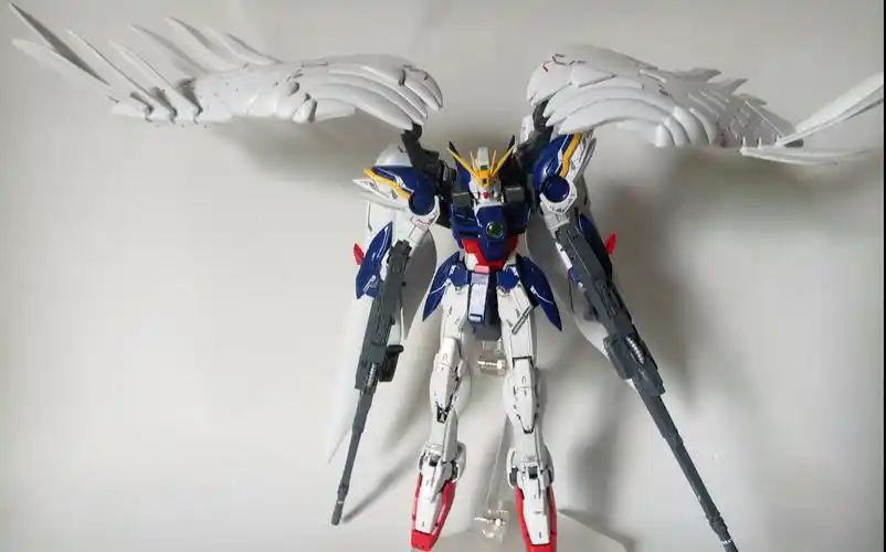 月夜焚羽的玩具分享12~万代rg 飞翼高达零式改 掉毛机 六倍手速拼装