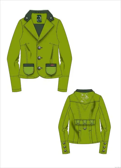 外套-女装设计-服装设计