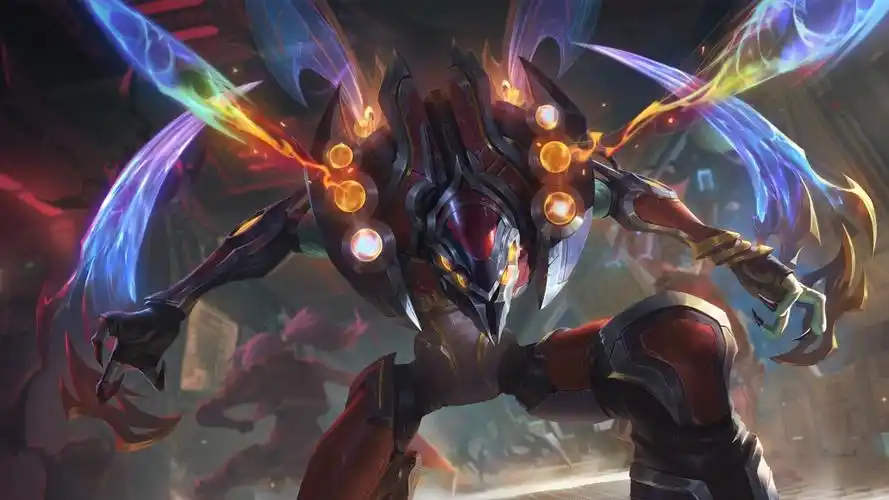 lol英雄联盟虚空掠夺者新皮肤奥德赛卡兹克(个人还是喜欢花)