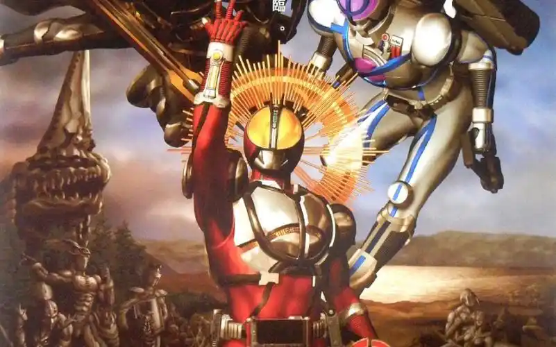 假面骑士555 手绘低配版faiz变身 逐帧动画