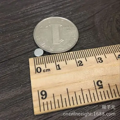 厂家直销供应直径53毫米的圆片形强力磁铁饰品磁铁钕铁硼材料