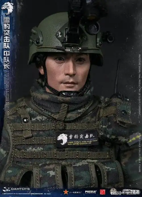 damtoys新品:1/6 中国人民武装警察部队特警部队雪豹突击队