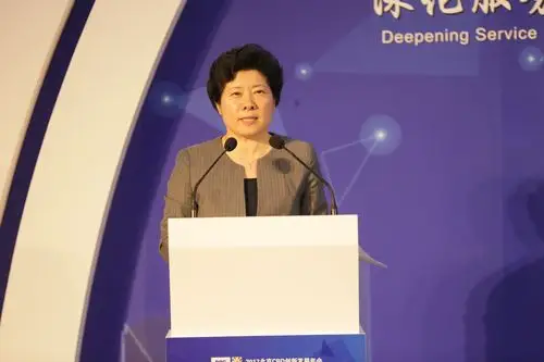 北京市朝阳区委书记吴桂英   郭俊魁/摄