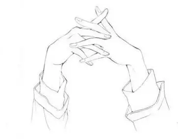 简单画法图片五个手指手指怎么画简笔画集动漫人物手指画法教程未收录