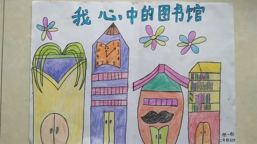 2019年陕西省公共数字文化工程"我心中的图书馆" 儿童绘画比赛作品