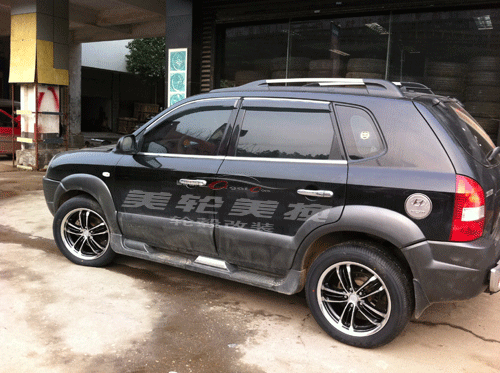 现代途胜轮毂改装升级-轮毂 钢圈-美轮美换轮毂轮胎-美轮美换轮毂改装