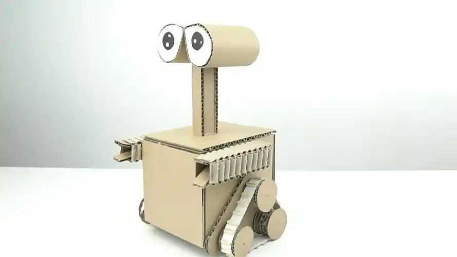 diy手工制作 神奇的纸板 如何用纸板制作机器人教学视频