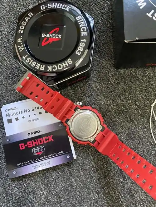 红色卡西欧实在太好看了