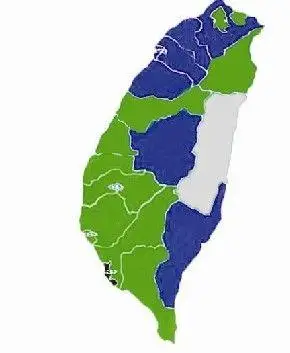"七合一选举"最新民调:绿营执政版图将扩张一倍