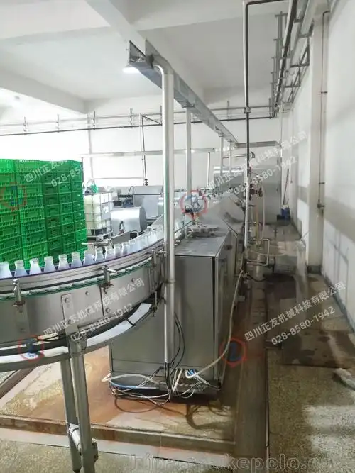 出200ml玻璃瓶灌装生产线含洗瓶机,厂区现货,欢迎咨询