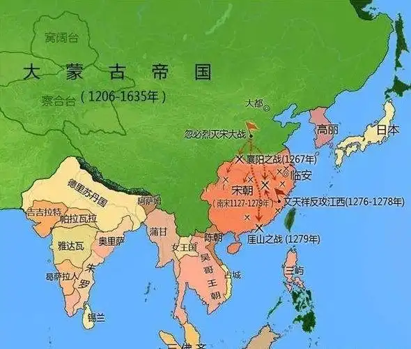 蒙古为什么可以灭掉宋,而辽金两代都灭不掉宋呢?