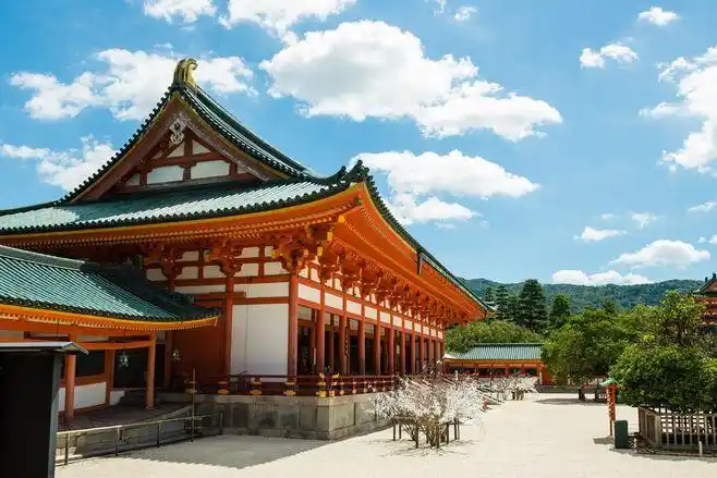 日本平安神宫建筑高清图片