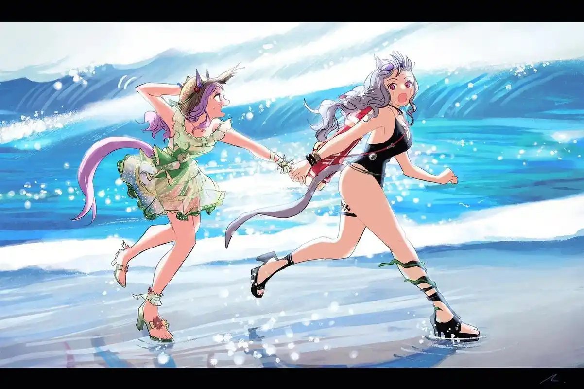 糖中带刀.#二次元 #赛马娘 #目白麦昆 #黄金船 @dou - 抖音