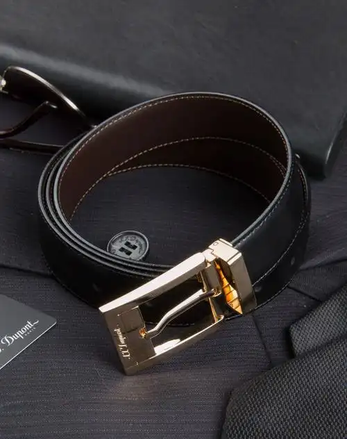 都彭 时尚商务系列针扣皮带