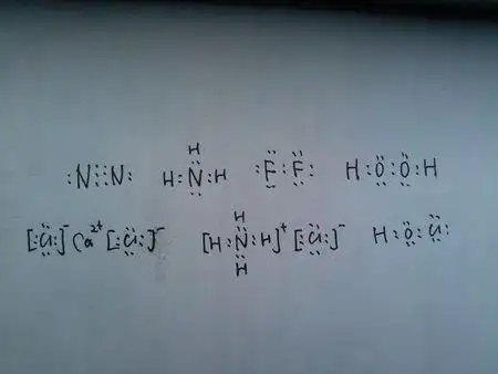 n2,nh3,f2,h2o2,cacl2,nh4cl,hclo,写出电子式