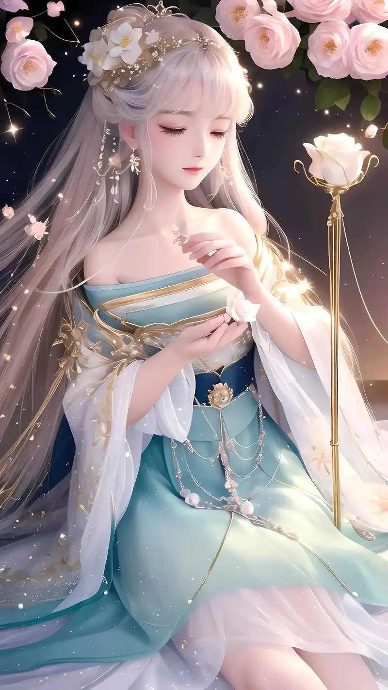 古风美女壁纸头像.有没有睡美人的感觉呢#手机壁纸 #二次元美 - 抖音