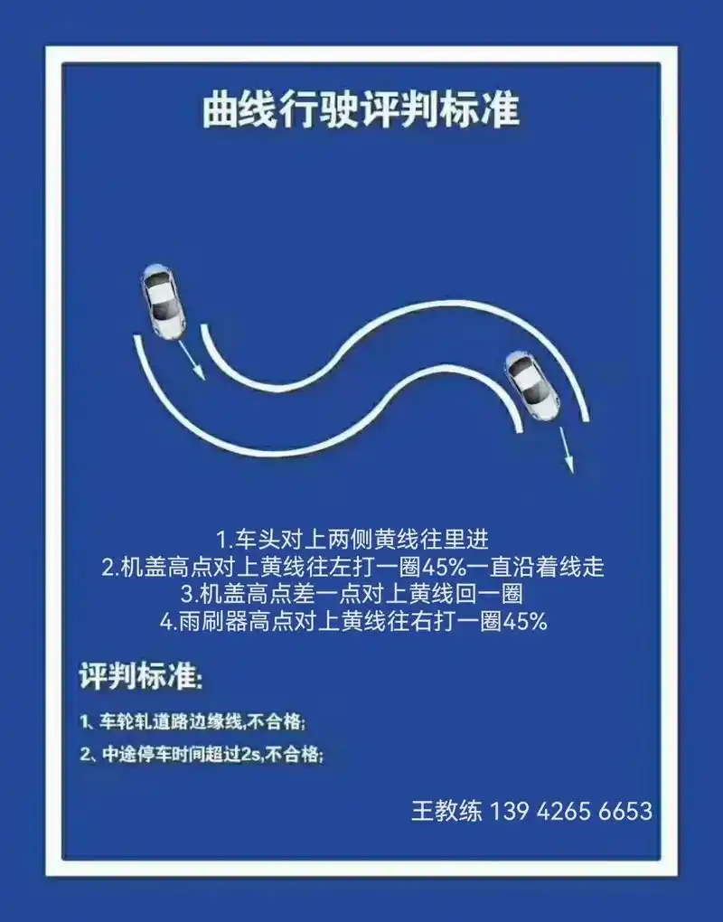 关注教练学车不迷路 用几张照片就教会你怎么练科二 - 抖音