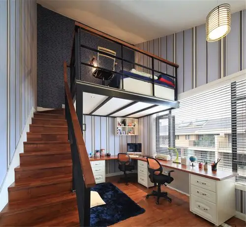 华宇天宫花城-跃层-111.06平米-装修设计