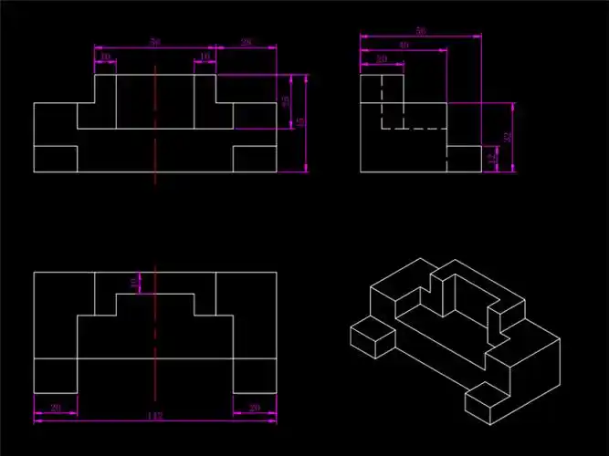 cad练习图分享给你高效绘图提升