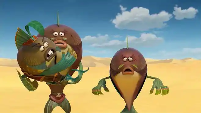 美食大冒险:咸鱼手下虽然傻,但还挺衷心,看到老大被困上去帮忙-母婴