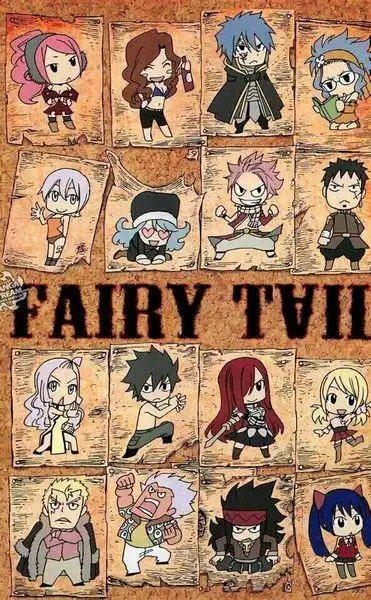 妖精的尾巴所有人集体图片!越多越好!