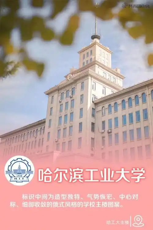 严谨,求实的作风和追求卓越的信念象征着哈工大中心对称,细部收敛其