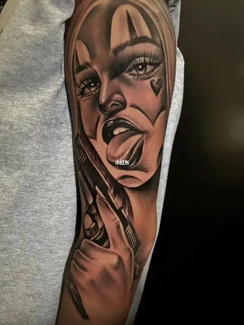 西海岸大妞一枚#我玩的就是西海岸  #西海岸纹身  #chicano