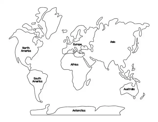 有没有可以当电脑壁纸的清晰的七大洲轮廓图谢谢? - 知乎